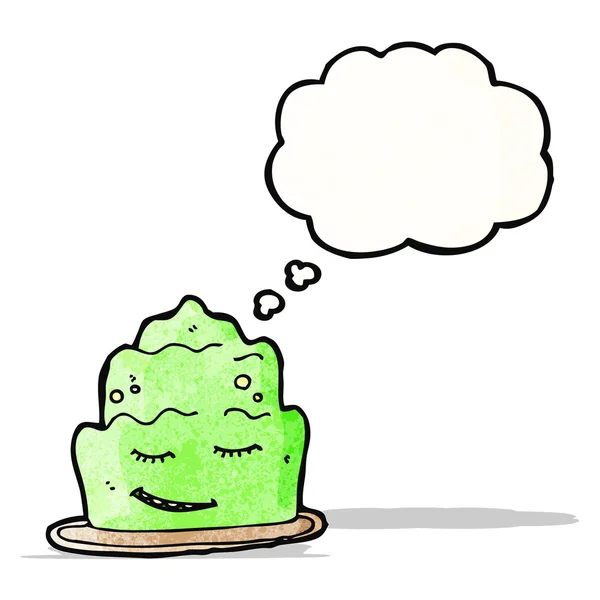 postre de gelatina de dibujos animados — Vector stock ...