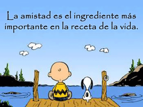 Feliz dia de la amistad snoopy - Imagui