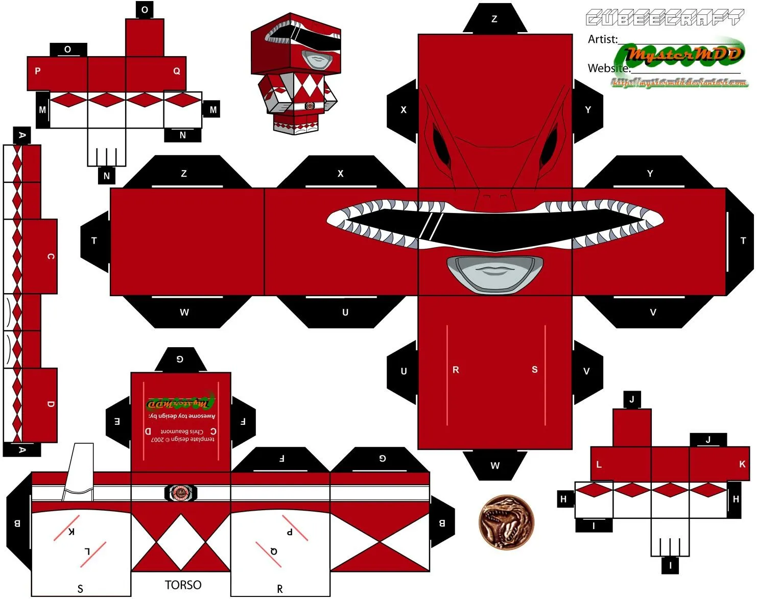 Power Rangers | Cubeecraft!!! De todo!!!