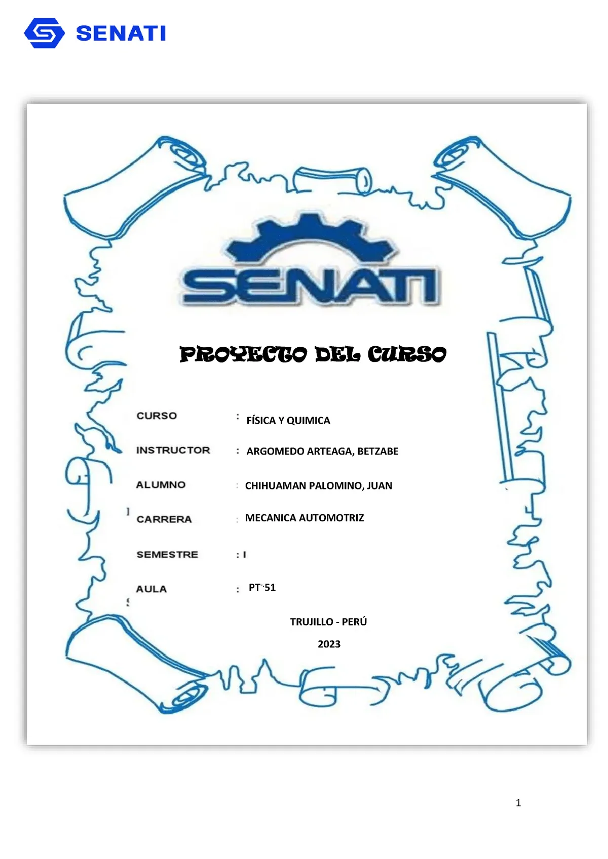 Poyecto Final Fisica Y Quimica - ARGOMEDO ARTEAGA, BETZABE CHIHUAMAN PALOMINO, JUAN MECANICA - Studocu Poyecto Final Fisica Y Quimica - ARGOMEDO ARTEAGA, BETZABE CHIHUAMAN PALOMINO, JUAN MECANICA - Studocu