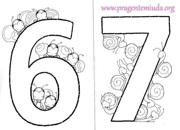 Pra Gente Miúda: Números Coloridos para imprimir | Création livre ... Pra Gente Miúda: Números Coloridos para imprimir | Création livre ...