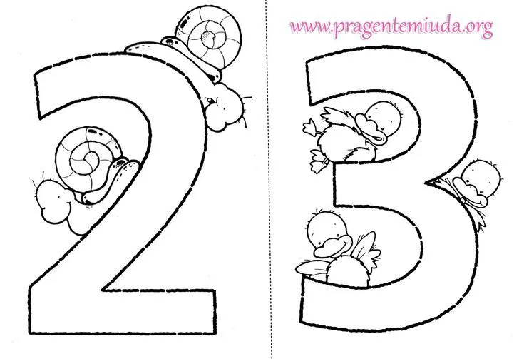 Pra Gente Miúda: Números Coloridos para imprimir | manualidades ... Pra Gente Miúda: Números Coloridos para imprimir | manualidades ...