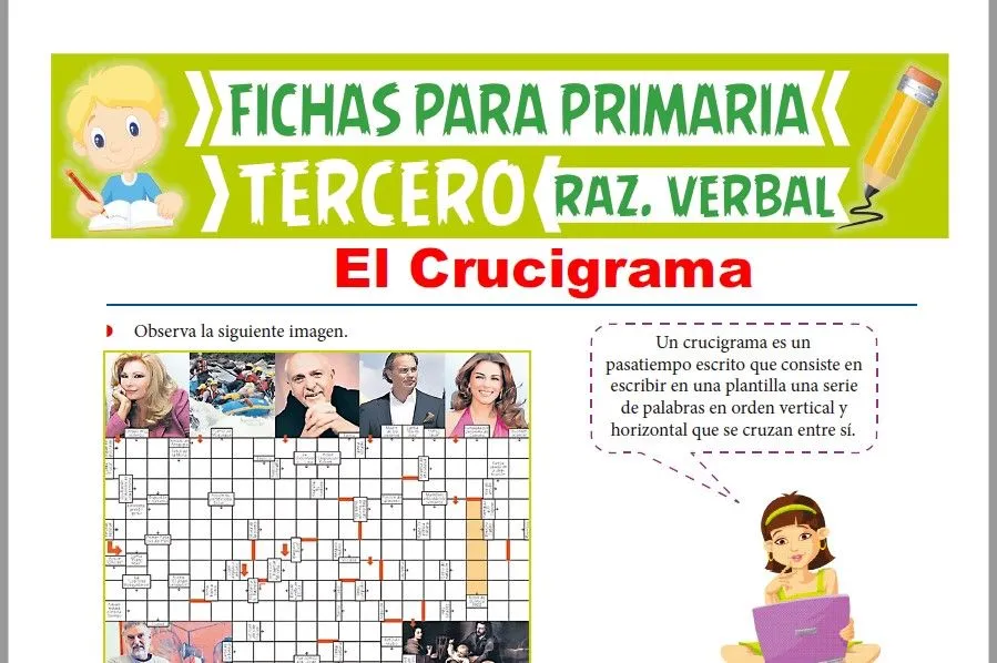 Practica de Crucigramas para Tercer Grado de Primaria – 2023 Practica de Crucigramas para Tercer Grado de Primaria – 2023