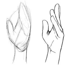 Se puede practicar dibujando manos de estilo robótico, para aprender ... Se puede practicar dibujando manos de estilo robótico, para aprender ...