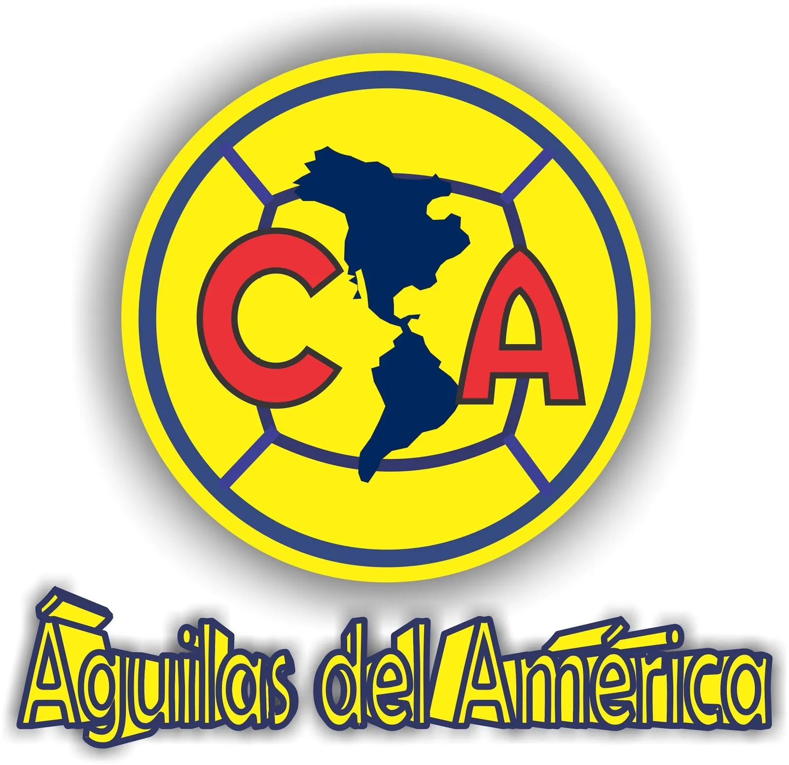 Practicas De CorelDraw: Logotipo: Águilas Del America Practicas De CorelDraw: Logotipo: Águilas Del America