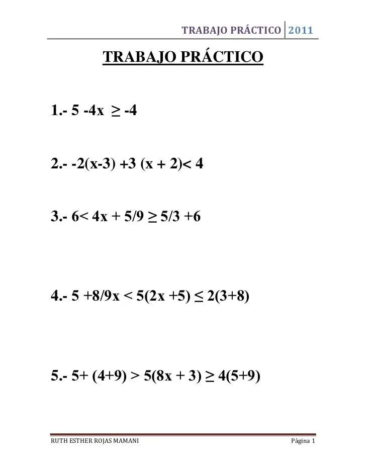 Trabajo práctico