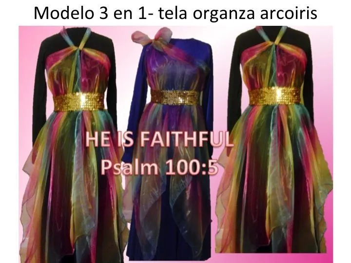 Precioso modelo 3 en 1- El es fiel! | Vestuarios de danza ... Precioso modelo 3 en 1- El es fiel! | Vestuarios de danza ...