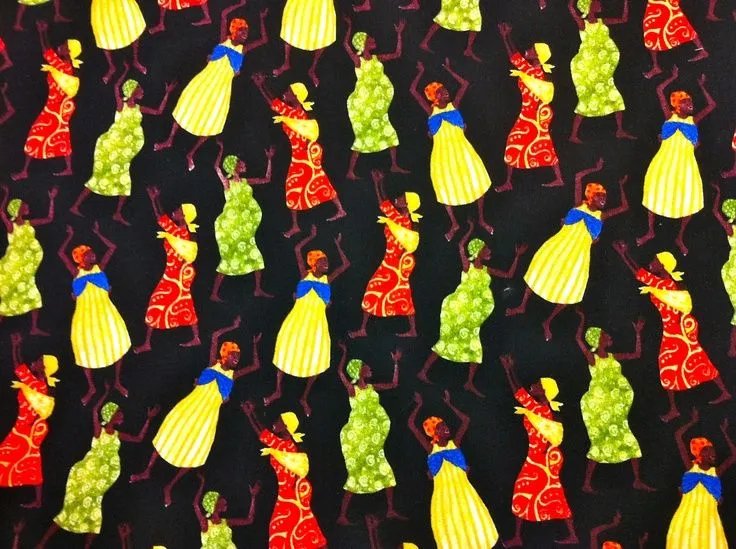 Preciosos dibujos de mujeres africanas, con vestidos de colores en ... Preciosos dibujos de mujeres africanas, con vestidos de colores en ...