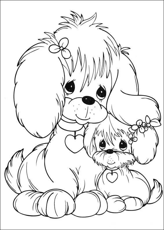 Preciosos momentos de amistad para colorear - Imagui