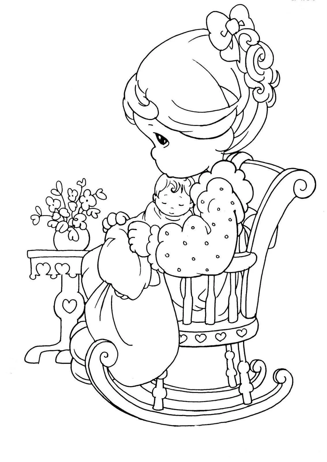 Preciosos Momentos: Dia de la Madre ~ Dibujos para Colorear Infantil Preciosos Momentos: Dia de la Madre ~ Dibujos para Colorear Infantil
