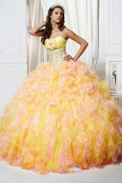 Preciosos Vestidos de Fiesta de 15 Años de varios colores ... Preciosos Vestidos de Fiesta de 15 Años de varios colores ...