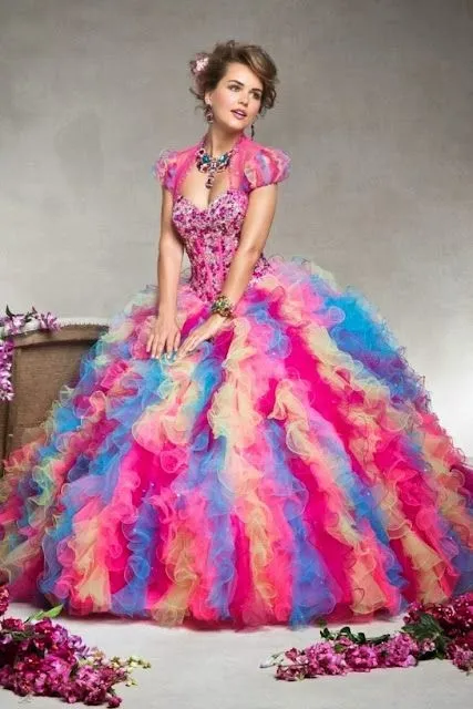 Preciosos Vestidos de Fiesta de 15 Años de varios colores ... Preciosos Vestidos de Fiesta de 15 Años de varios colores ...