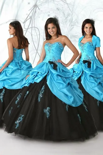 Preciosos Vestidos de Fiesta de 15 Años de varios colores ...