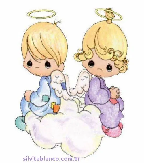 Precious Moments angelito en nube - Imagui