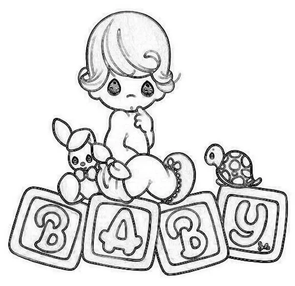 Precious Moments bebés para moldes - Imagui