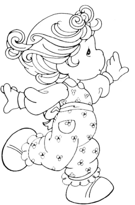 Precious Moments baby para colorear - Imagui