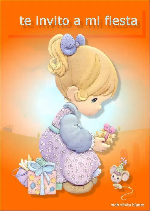 Precious Moments Cumpleaños Tarjetas Invitaciones | Tamaño Grande ...