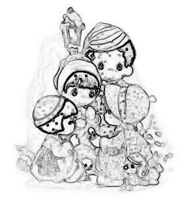 Precious moments imagenes para colorear