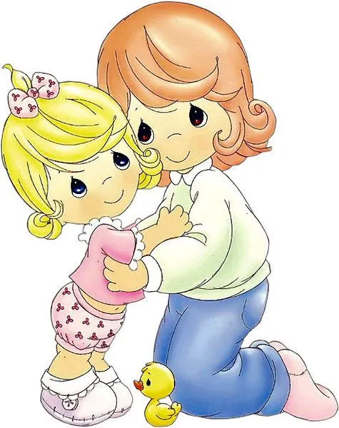 Niñas tiernas dibujo - Imagui
