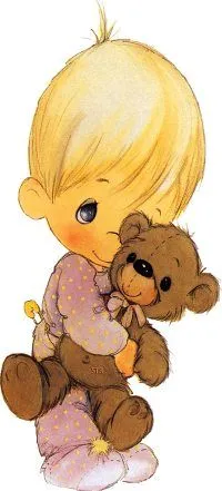 precious moments niño c oso