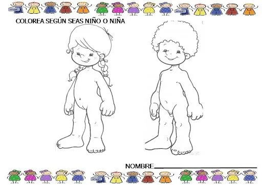 PREESCOLAR 3 AÑOS: FICHAS DEL CUERPO