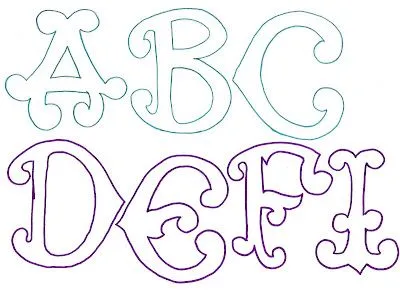 RECREAR - MANUALIDADES - ARTE: Molde de letras grandes y originales. RECREAR - MANUALIDADES - ARTE: Molde de letras grandes y originales.