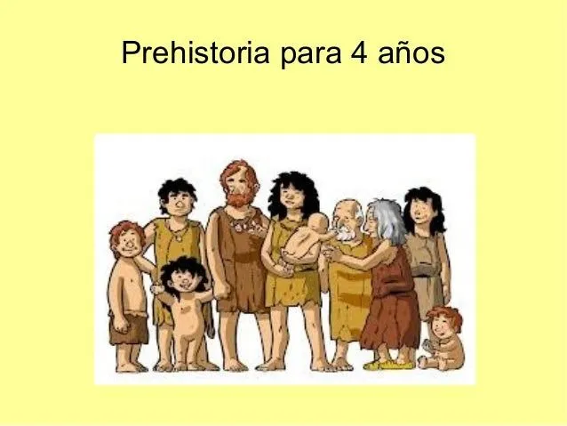 Prehistoria para Educación Infantil