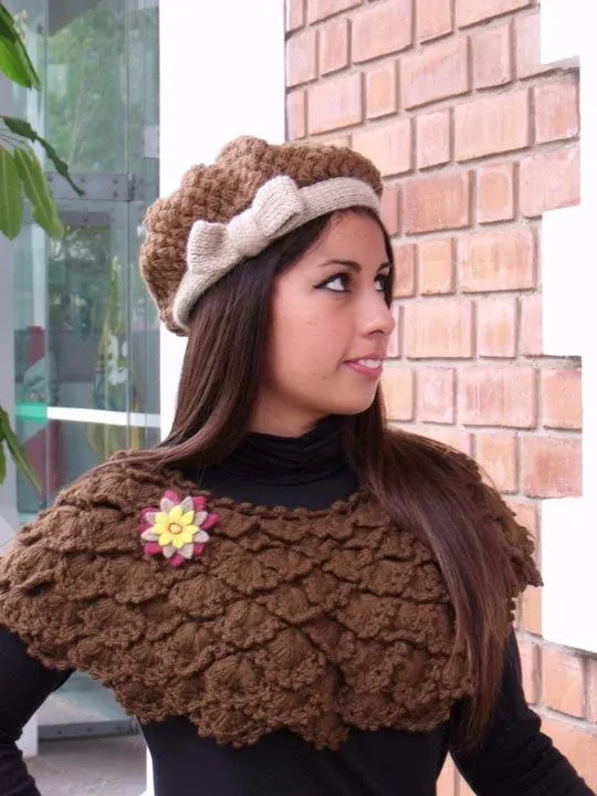 PONCHO HECHO A PALITO | prendas de alpaca