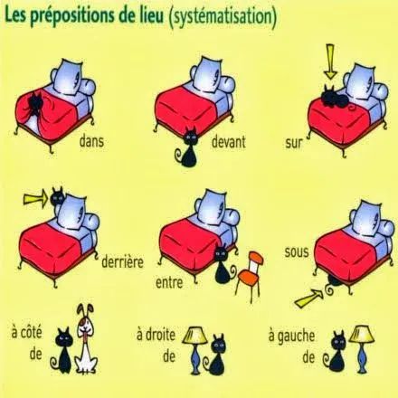 Preposiciones de Lugar en Francés + Ejemplos y Audio | Ayuda Francés Preposiciones de Lugar en Francés + Ejemplos y Audio | Ayuda Francés