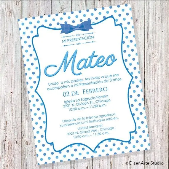 Presentación de 3 años-invitación rosa/azul también puede ser - Etsy México Presentación de 3 años-invitación rosa/azul también puede ser - Etsy México