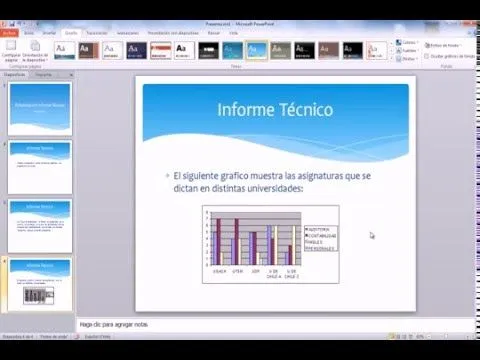 Presentacion informe tecnico - YouTube