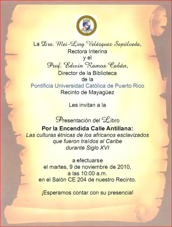 Invitaciones para presentaciones - Imagui