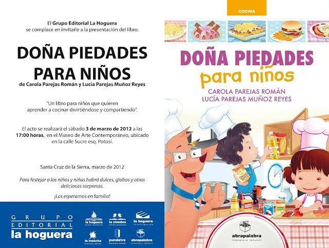 Presentación de libro Doña Piedades para Niños – Recetas para ...