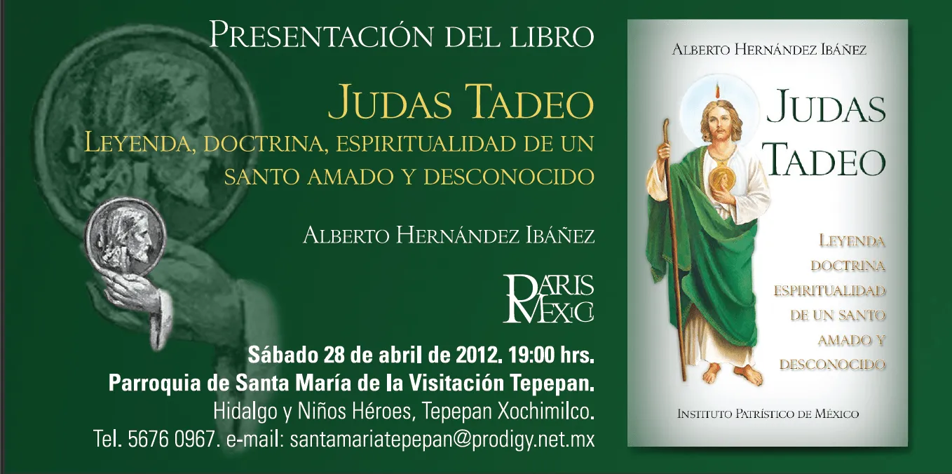 Presentación Libro San Judas Tadeo – Coordinación de Pastoral Urbana Presentación Libro San Judas Tadeo – Coordinación de Pastoral Urbana