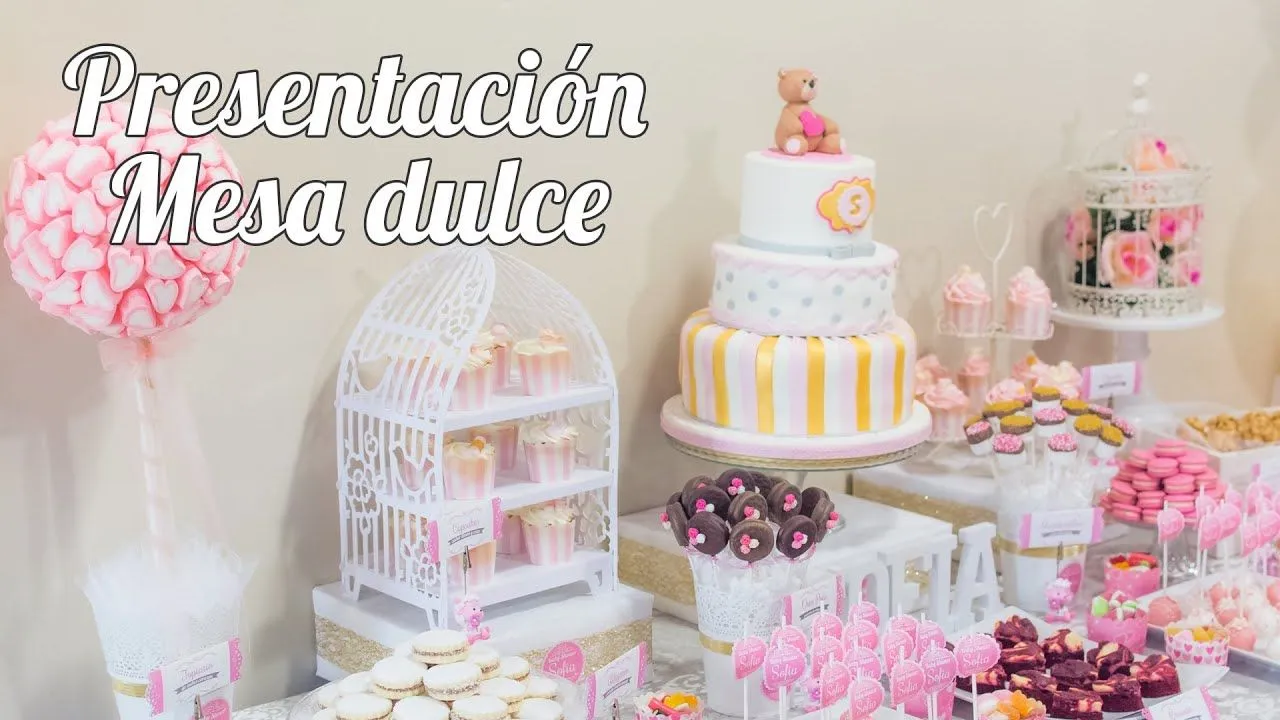 Presentación y planificación | #1 Mesa dulce para Baby Shower ... Presentación y planificación | #1 Mesa dulce para Baby Shower ...
