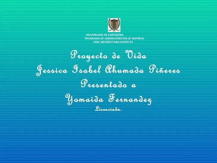 Presentación proyecto de vida