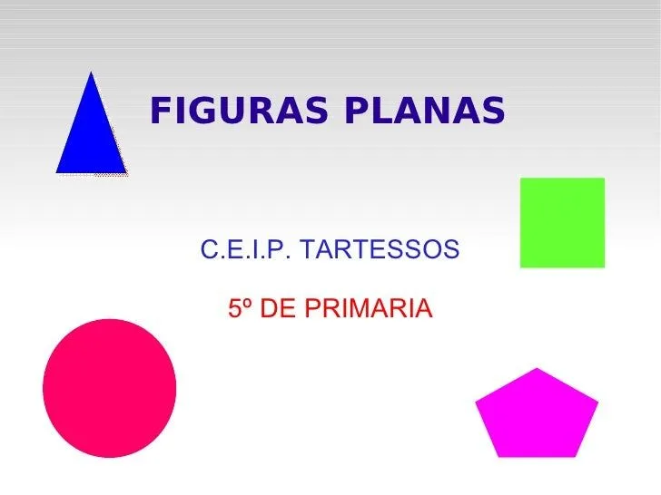 PresentacióN Tema 10 Figuras Planas