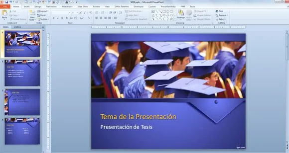 Presentaciones Power Point para Tesis : : Plantillas Power Point