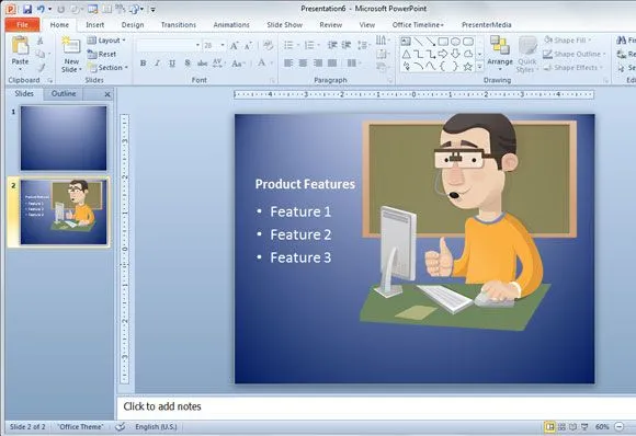 Hacer Presentaciones en PowerPoint con Personajes de Vectores ...
