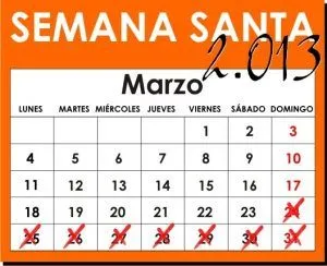 ... presente, les ofrecemos el cronograma de la Semana Santa 2013 ... presente, les ofrecemos el cronograma de la Semana Santa 2013