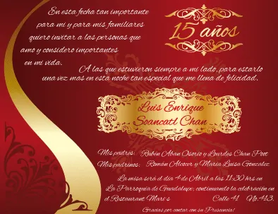 Wallpapers invitaciónes XV Años - Imagui