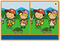 presta atencion para encontrar las siete diferencias entre dos dibujos