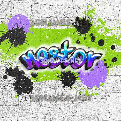 Preview of Pink Graffiti 3D name for Preview of Pink Graffiti 3D name for