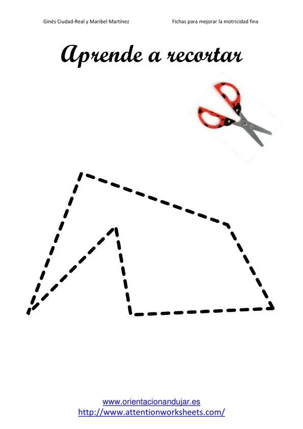 Primaria recortar figuras lineas rectas -Orientacion Andujar Primaria recortar figuras lineas rectas -Orientacion Andujar