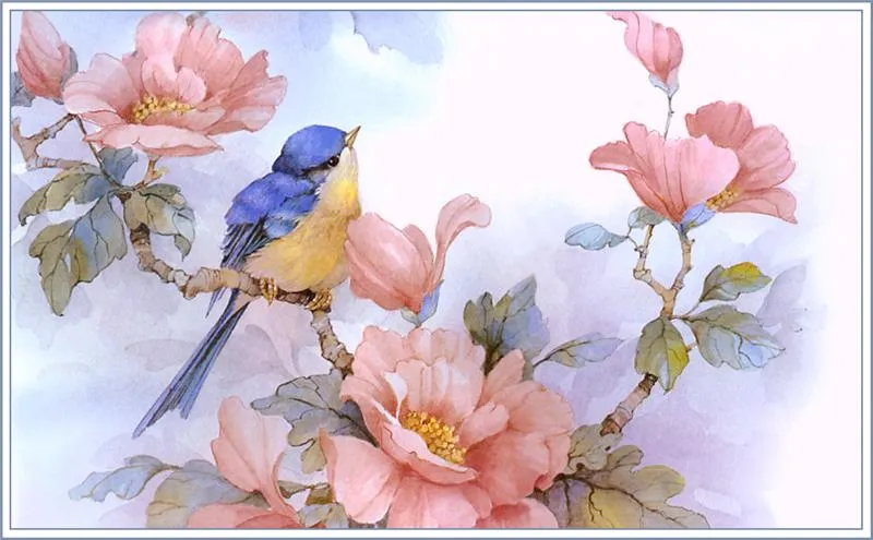 Primavera pajaritos para dibujar - Imagui