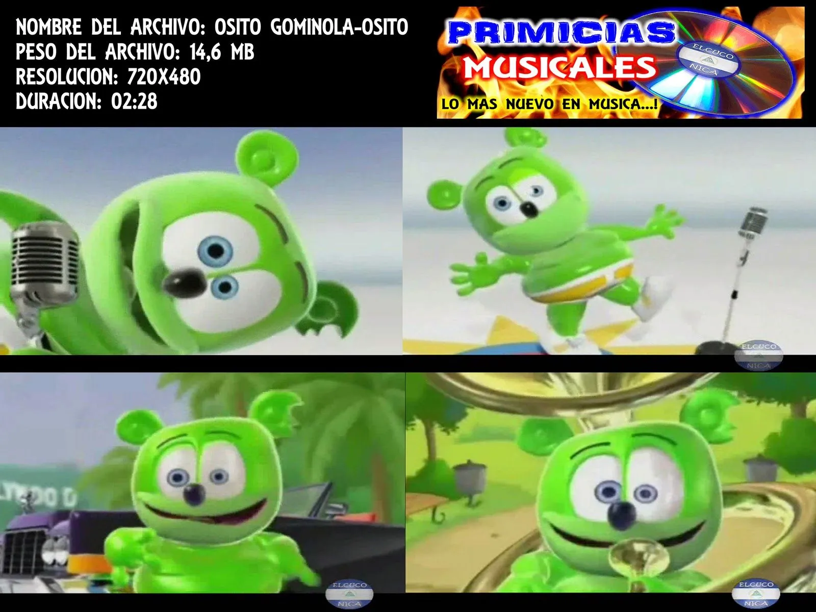 PRIMICIAS MUSICALES": DESCARGAR VIDEO: OSITO GOMINOLA- PRIMICIAS MUSICALES": DESCARGAR VIDEO: OSITO GOMINOLA-