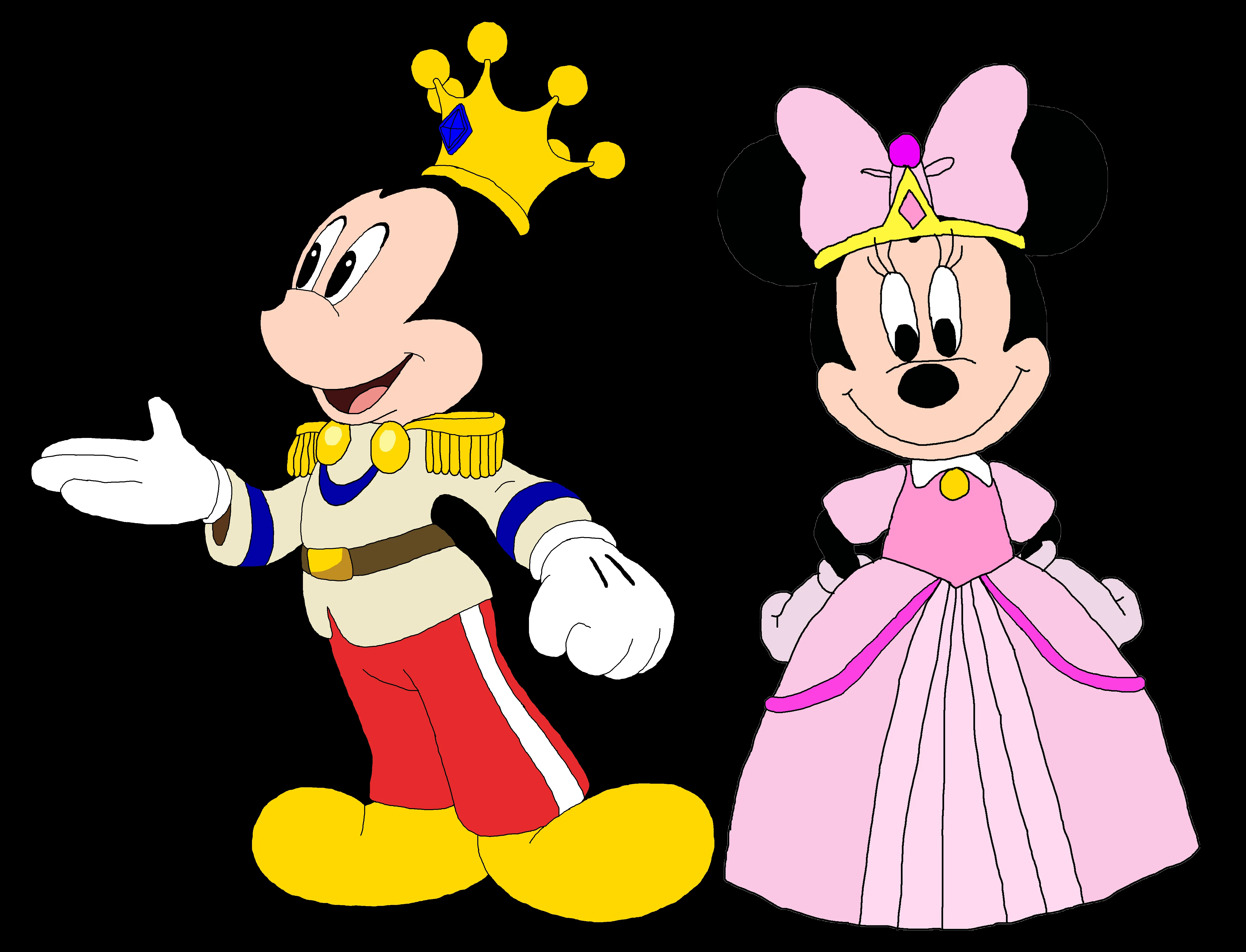 Prince Mickey and Princess Minnie - Minnie-rella - Mickey and ...