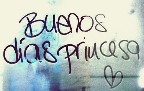 Buenos días Princesa | Mi amor... Te amo !