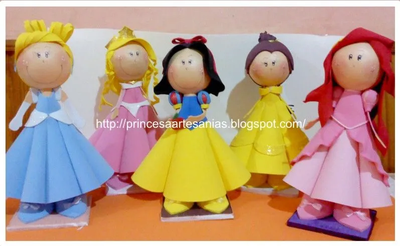 Princesa Artesanias: Princesas, muchas princesas