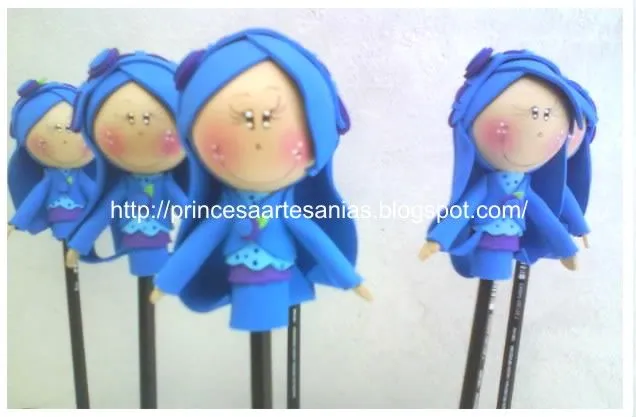 Princesa Artesanias: Fofulapices Frutillitas y amigas Princesa Artesanias: Fofulapices Frutillitas y amigas